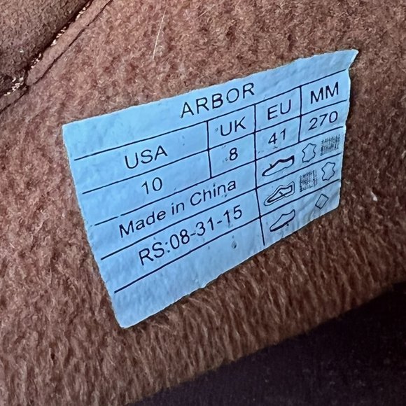 Vionic Arbor Water Resistant Brown Saddle Suede Clogs Slip On Shoes Size 10 - Picture 9 of 12